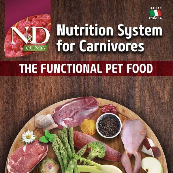 Farmina N&D Dry Dog Food Grain Free Quinoa Digestion Lamb Adult