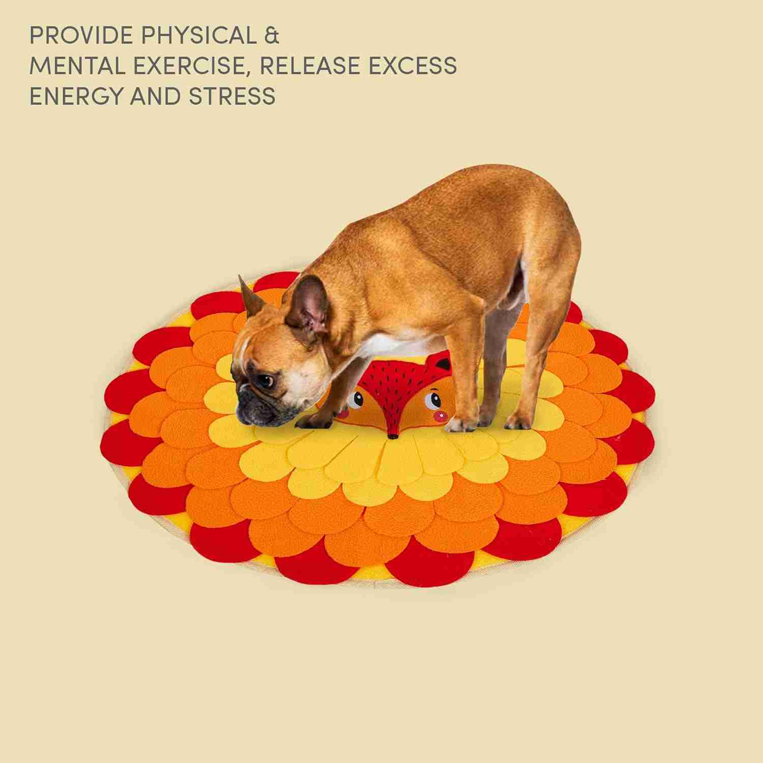 Barkbutler Fofos Snuffle Mat Fox for Dogs
