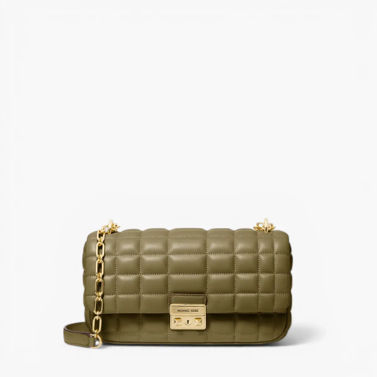 Tribeca Large Quilted Leather Shoulder Bag