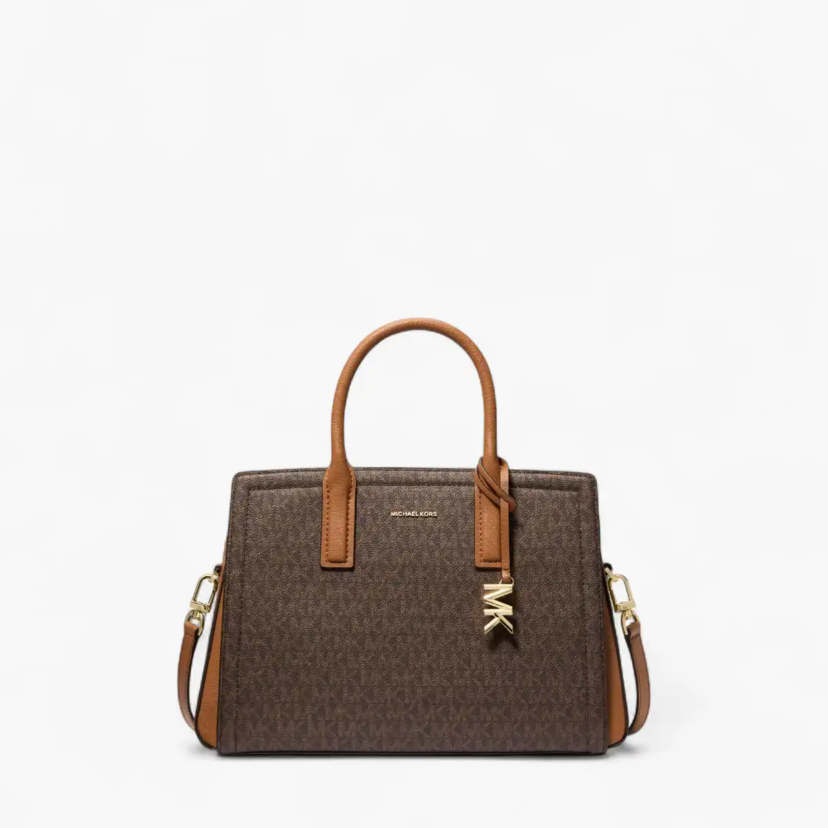 Laila Medium Signature Logo Satchel