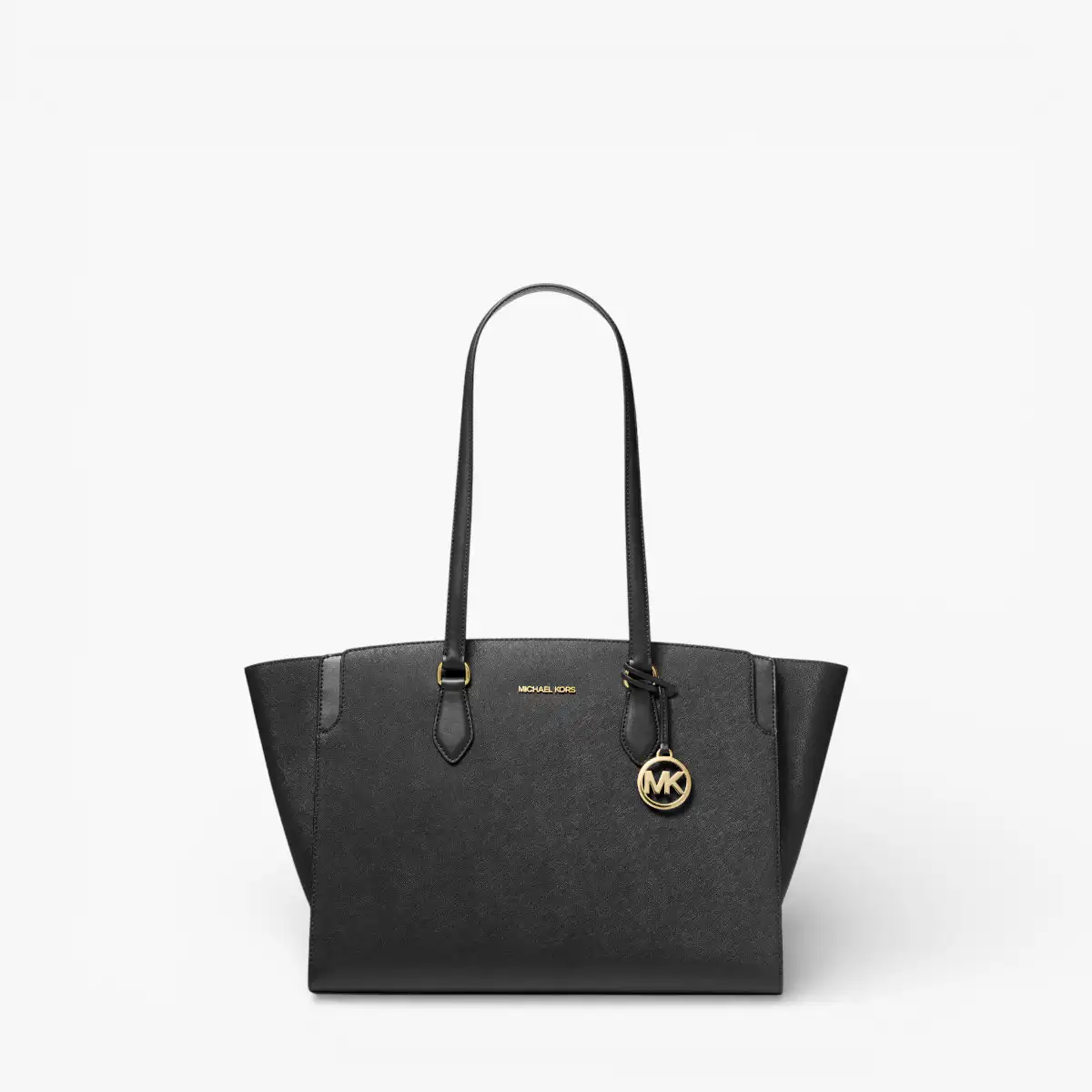 BECCA LARGE SAFFIANO LEATHER TOTE BAG