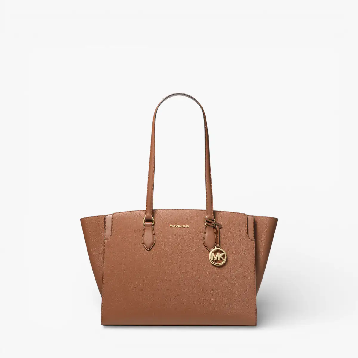 BECCA LARGE SAFFIANO LEATHER TOTE BAG