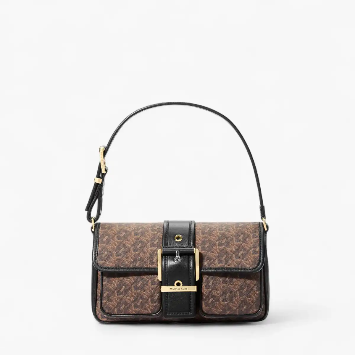 Colby Medium Empire Signature Logo Shoulder Bag
