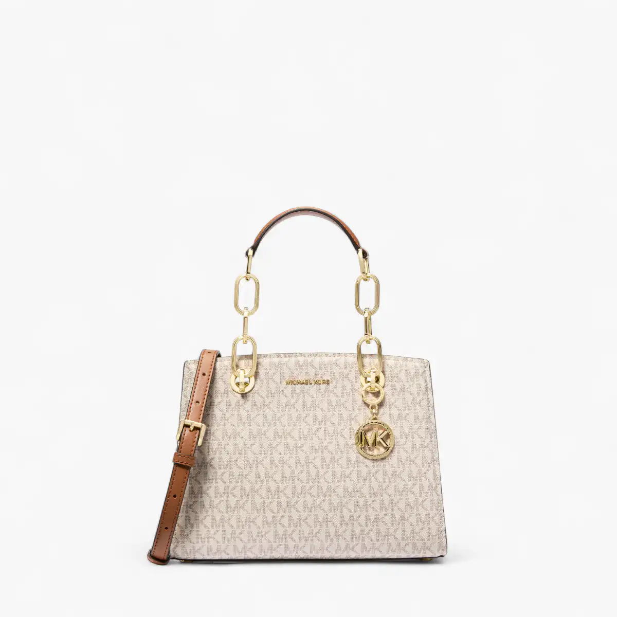 Cynthia Small Signature Logo Satchel
