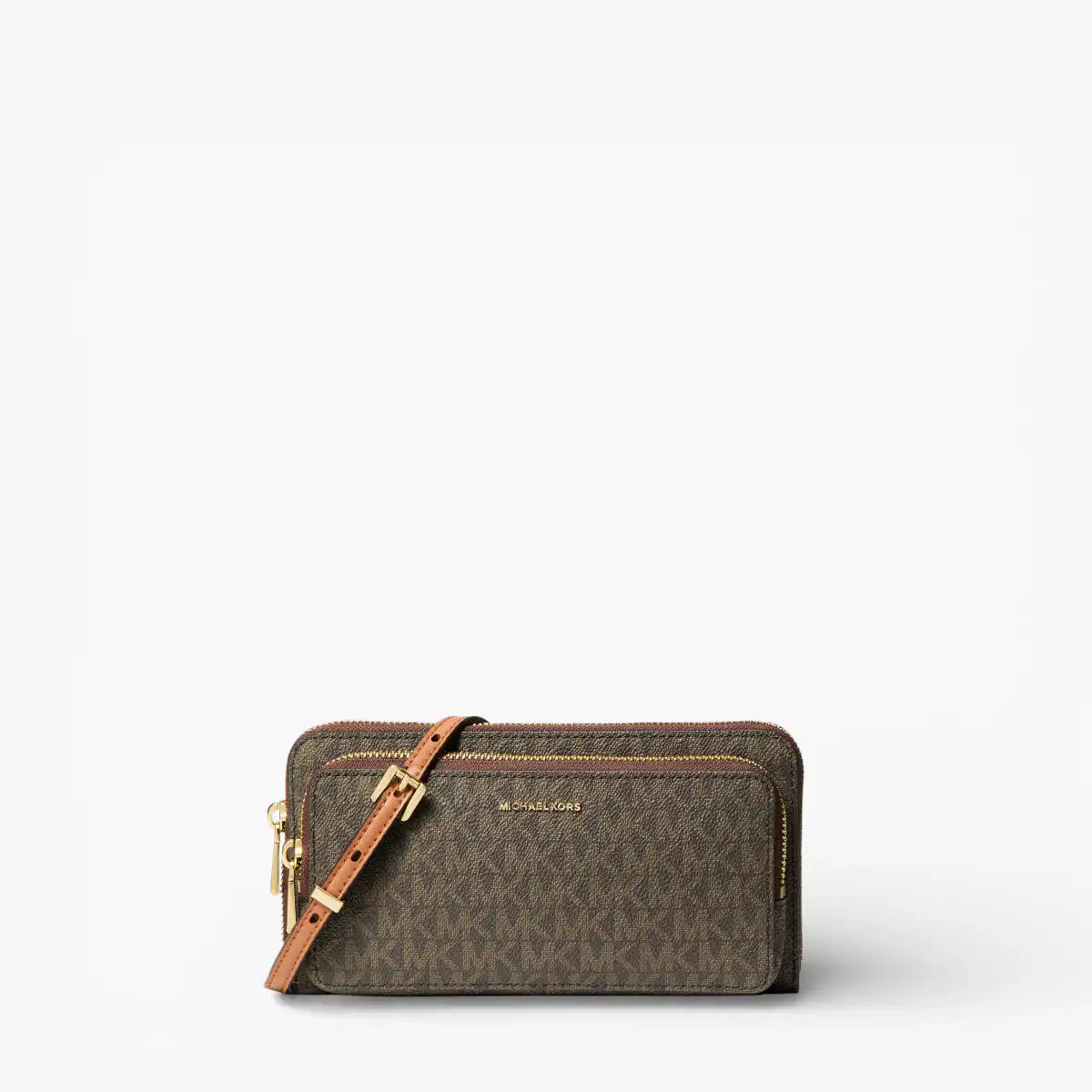 Jet Set Large Signature Logo Convertible Crossbody Bag