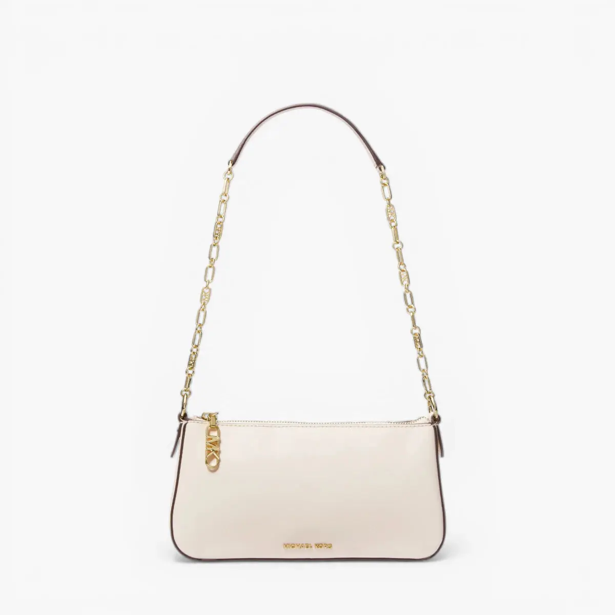 Empire Medium Leather Chain-Link Pochette