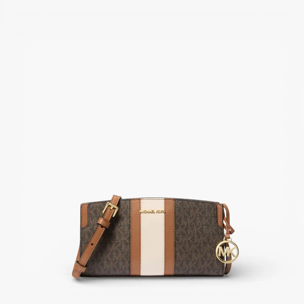 Becca Small Signature Logo Stripe Crossbody Bag