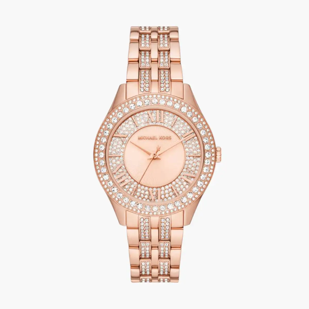 Harlowe Pavé Rose Gold-Tone Watch