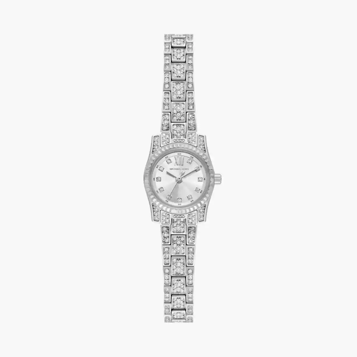 Mini Lexington Pavé Silver-Tone Watch