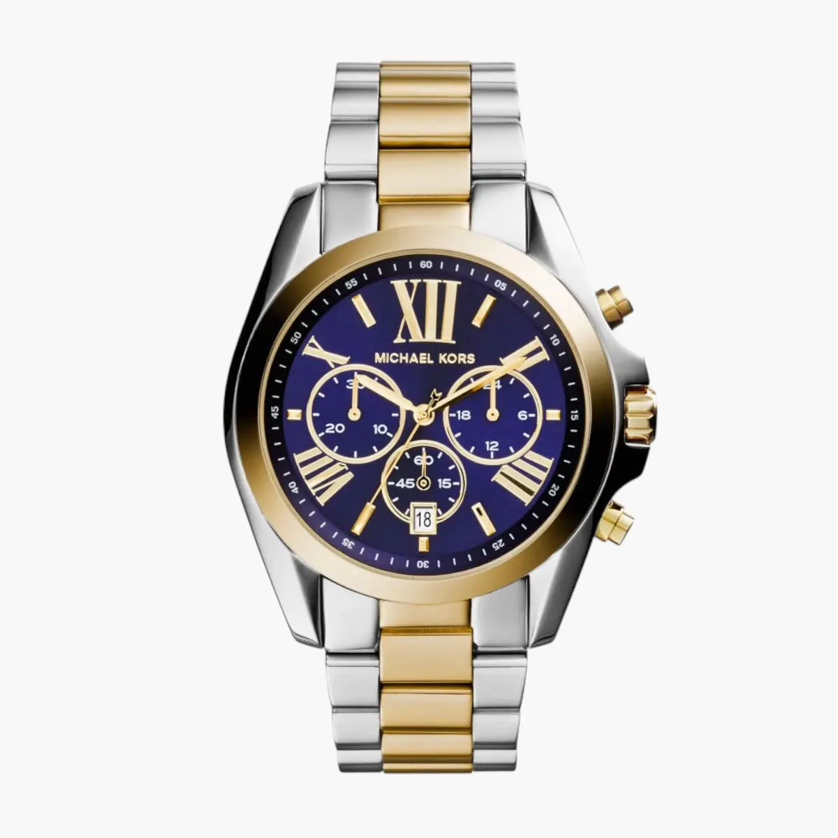 Oversized Bradshaw Two-Tone Watch