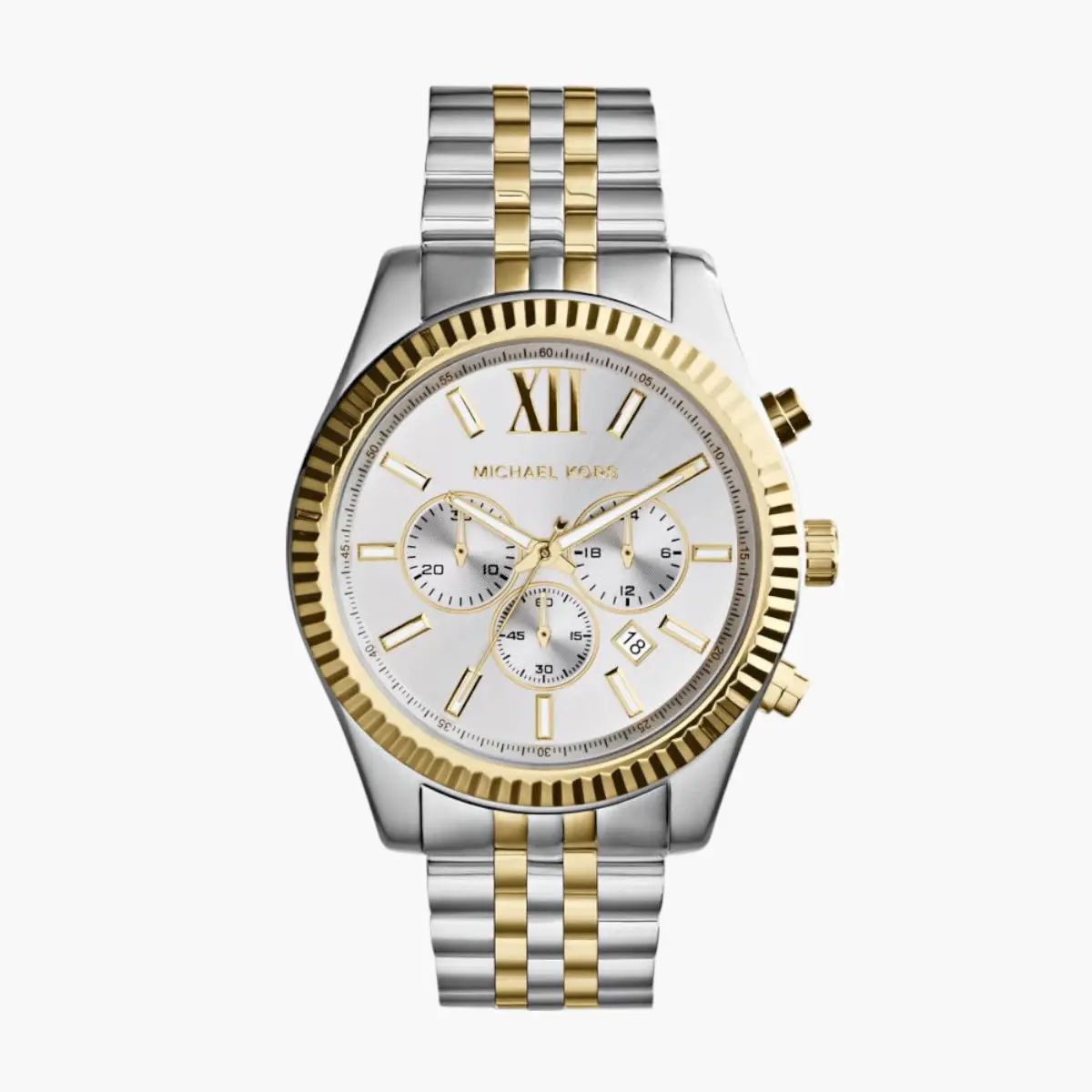 Oversized Lexington Two-Tone Watch