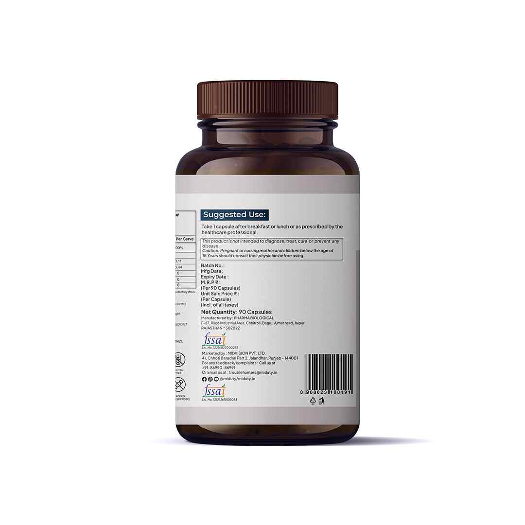 Miduty | Liposomal Vitamin C | Immunity Booster | 90 Cap