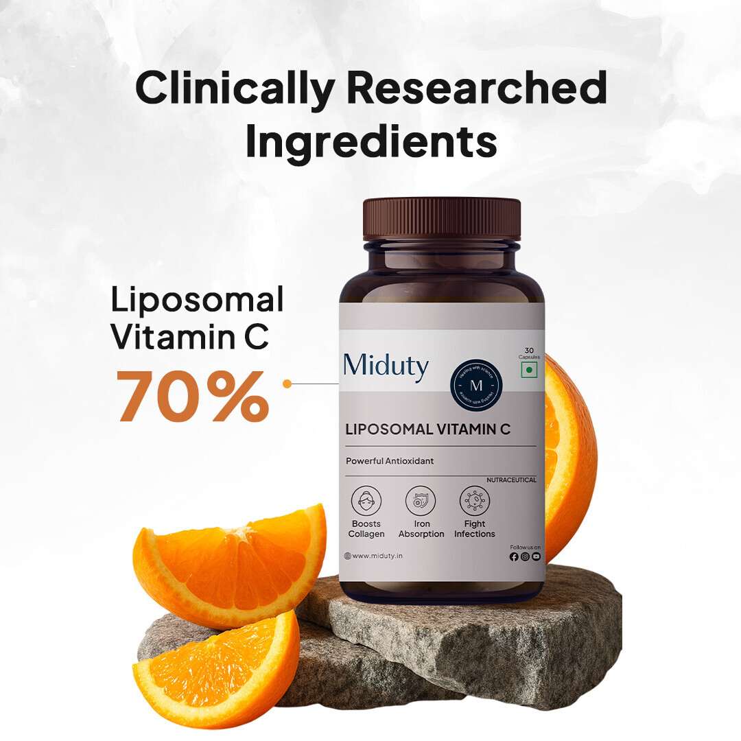 Miduty | Liposomal Vitamin C | Immunity Booster | 30 Cap