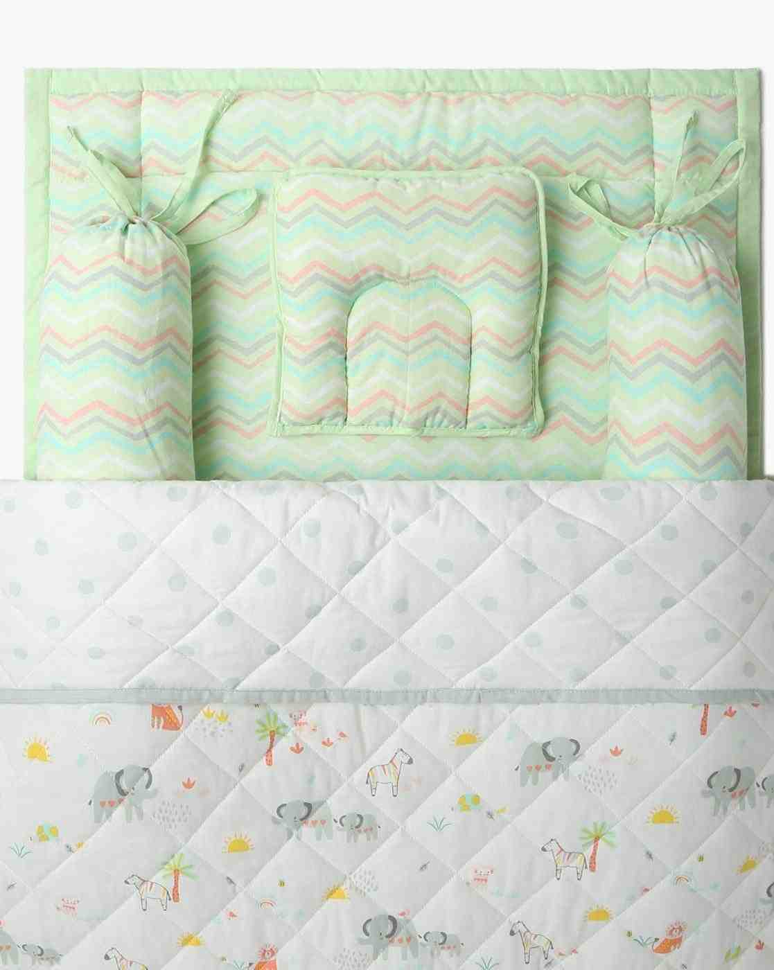 Mila Baby Wildly Cute Sleep Essential Set Multi - Pack of 4 - Green