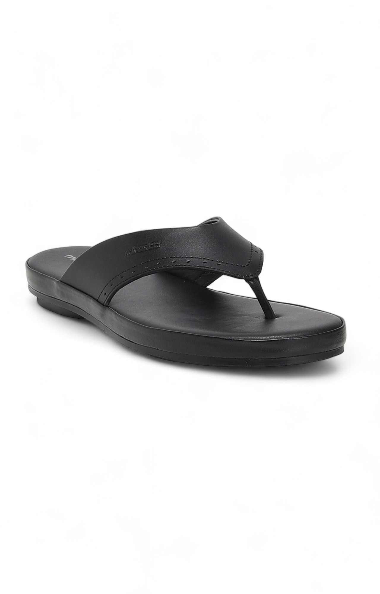 Men Black Thong Flip-Flops