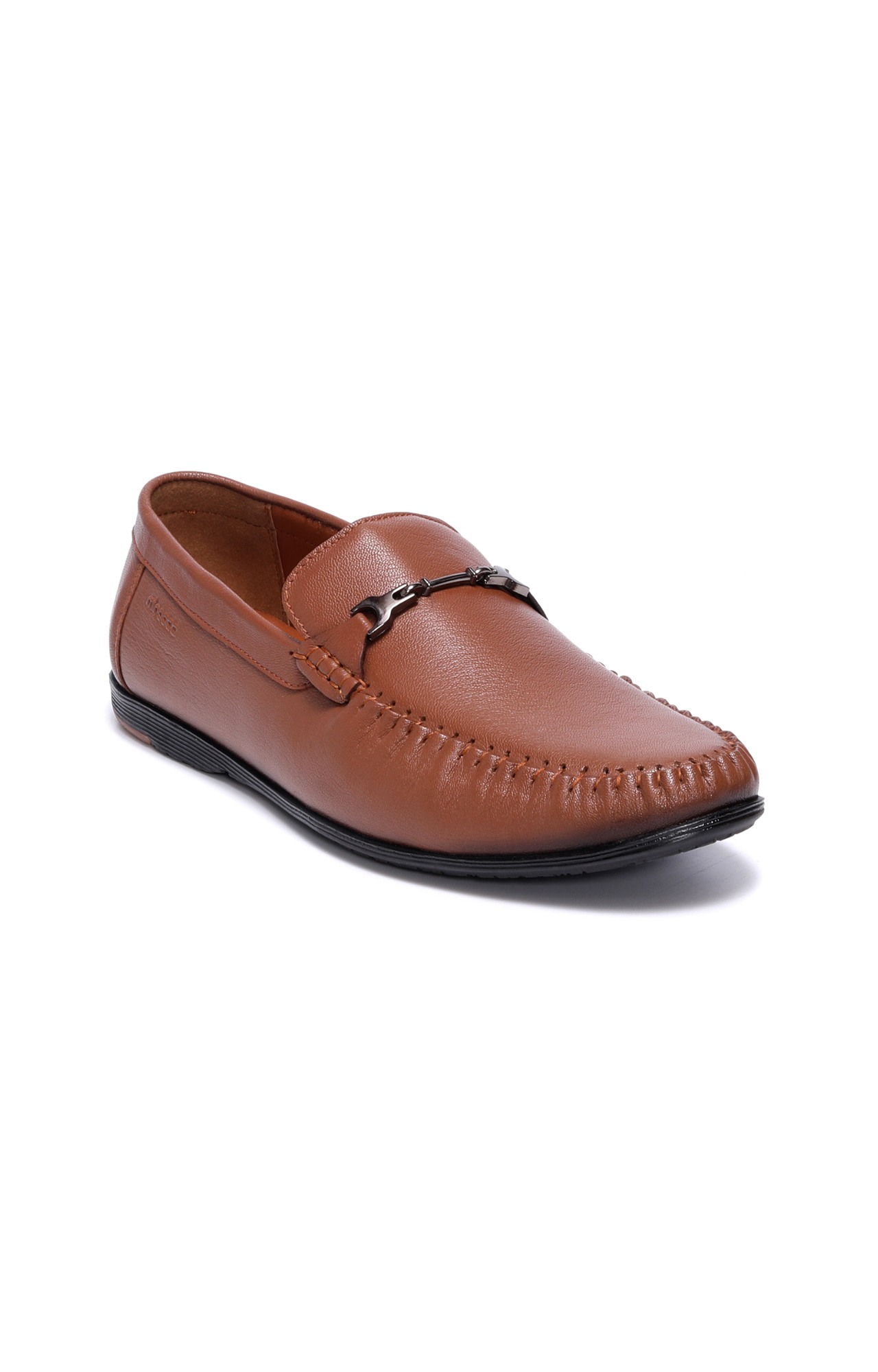 Men Tan Lazard Slip On Loafers
