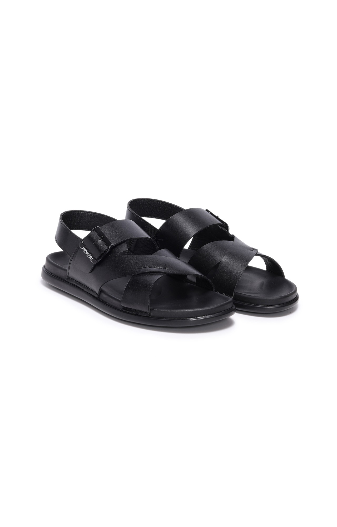 Men Black Design Comfort Sandals