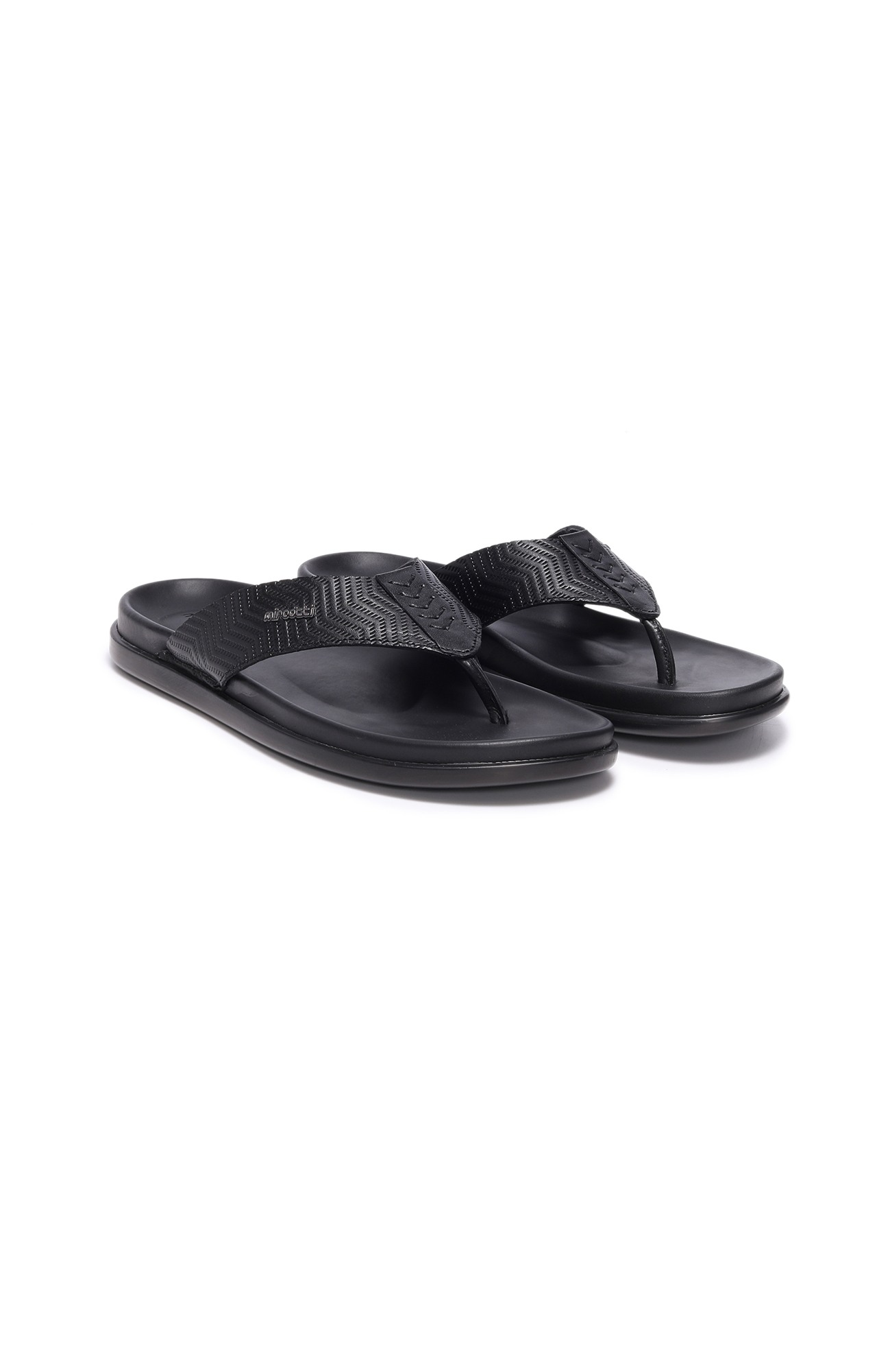 Men Black Coffee Comfort Slippers