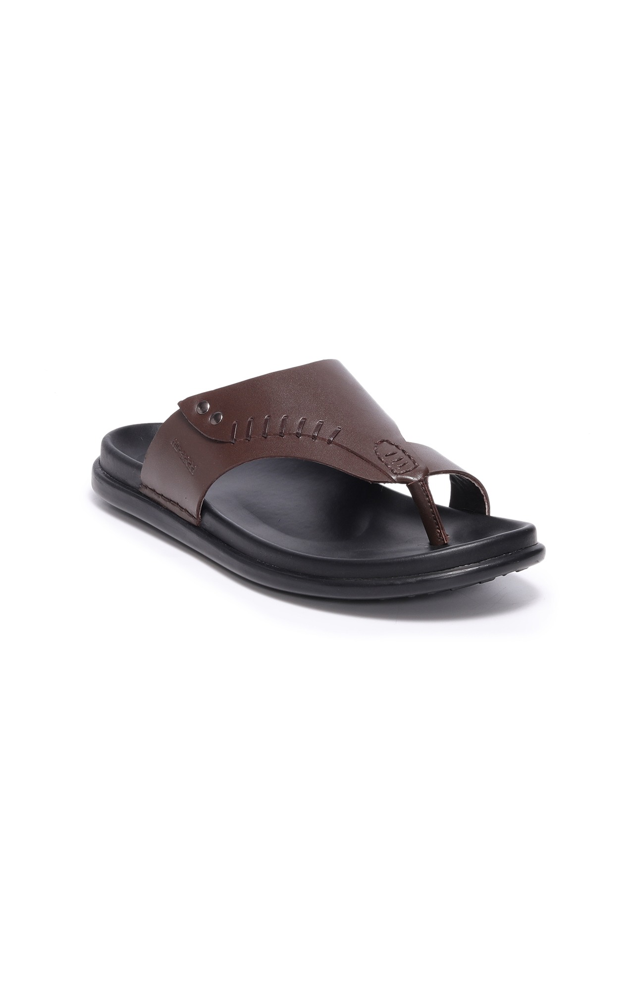 Brown Plush Comfort Slippers for Men