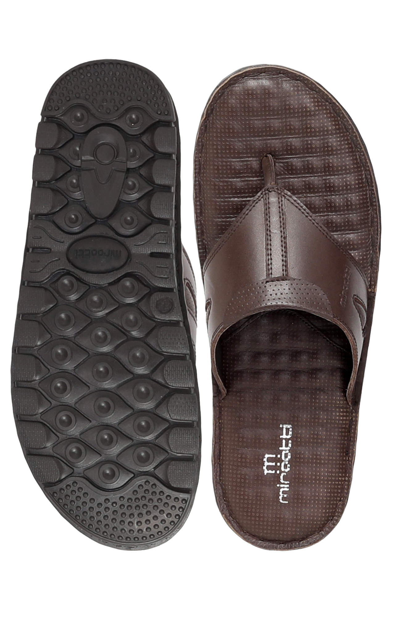 Men Brown Comfortable Sole Casual Chappal