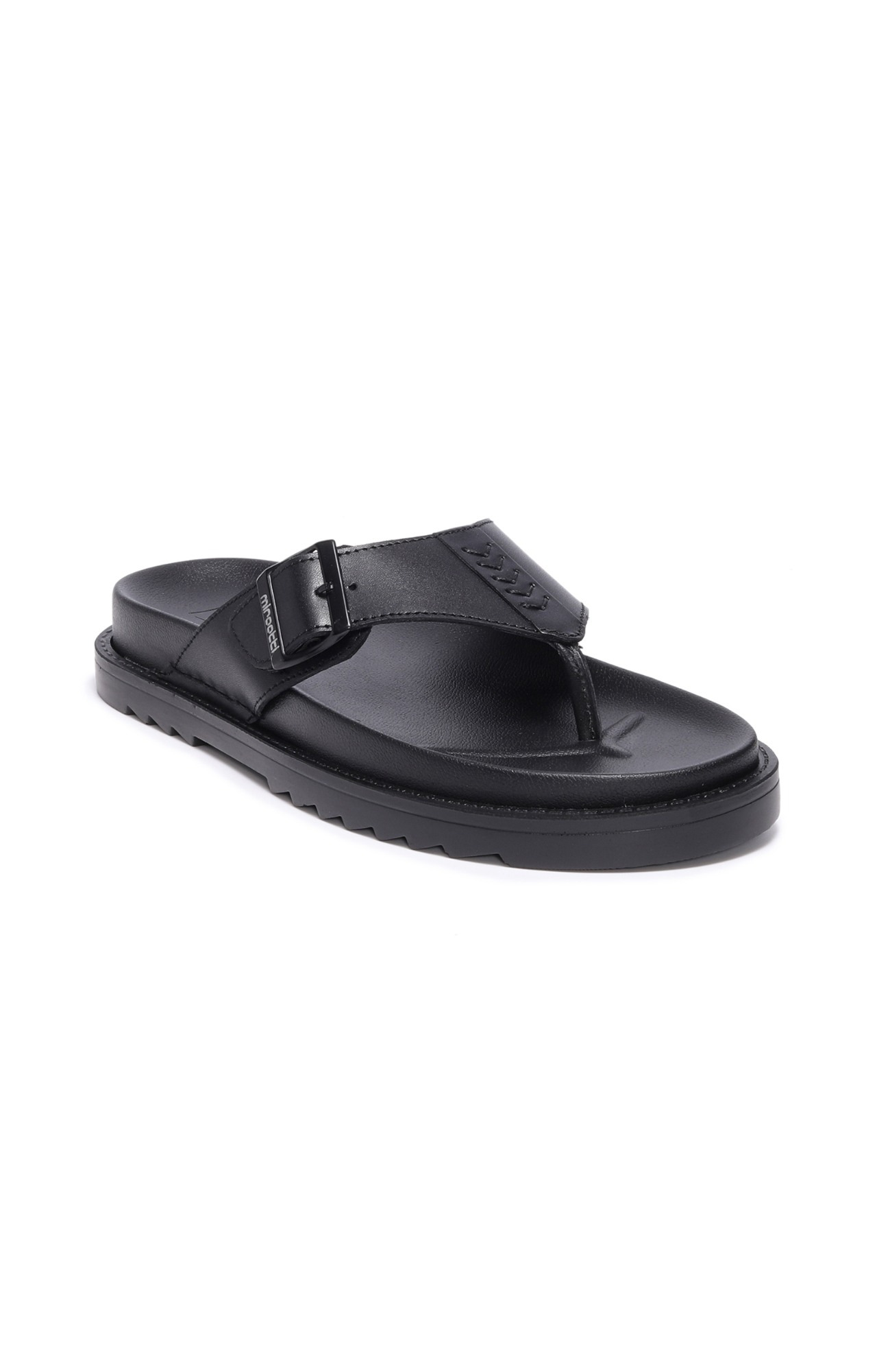 Men Black Madras Comfort Slippers