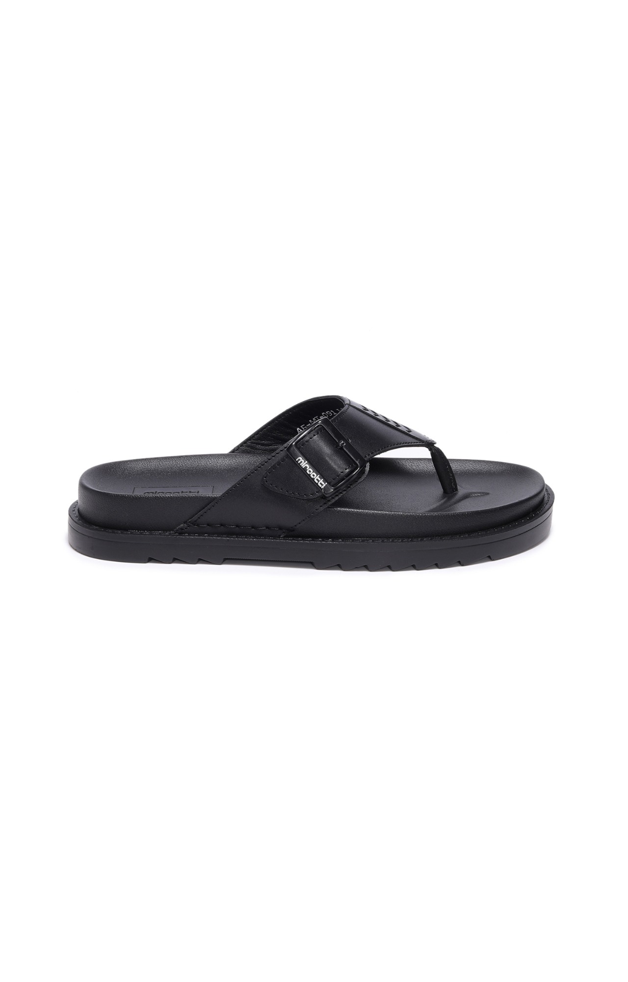 Men Black Madras Comfort Slippers
