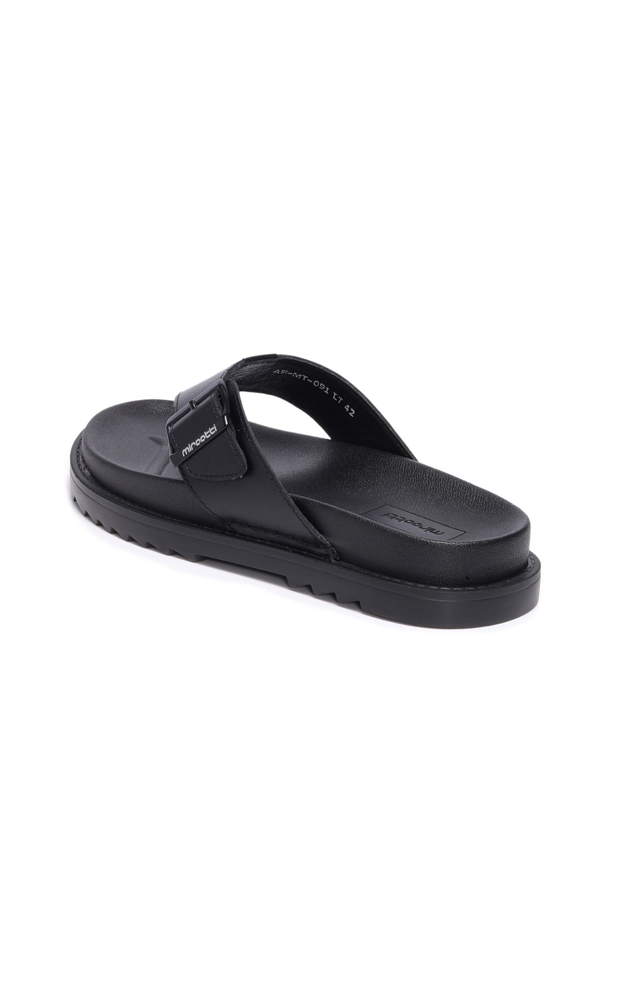 Men Black Madras Comfort Slippers