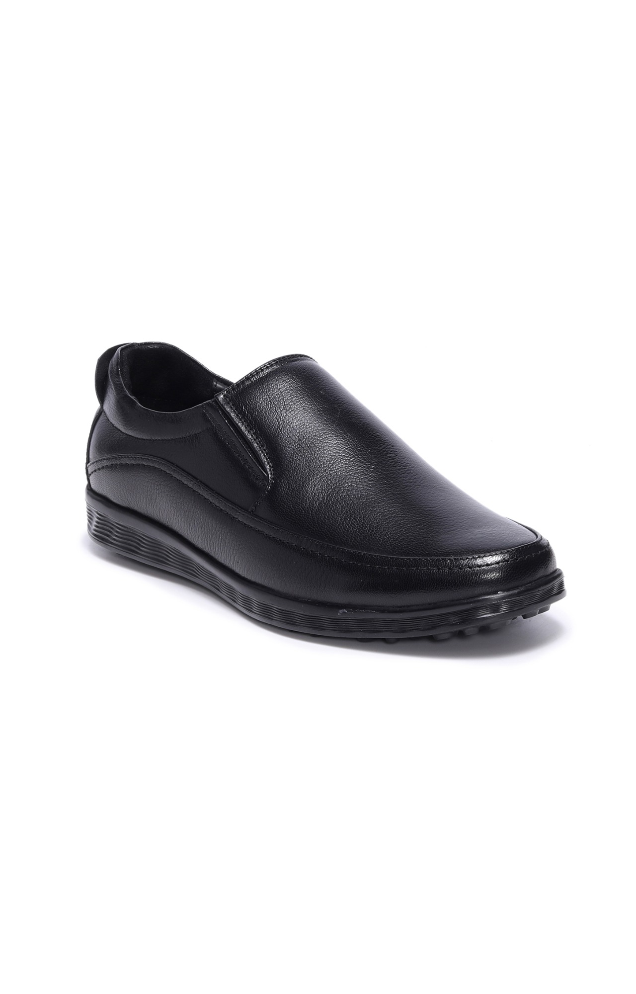 Men Black Regular Formal Slip-Ons