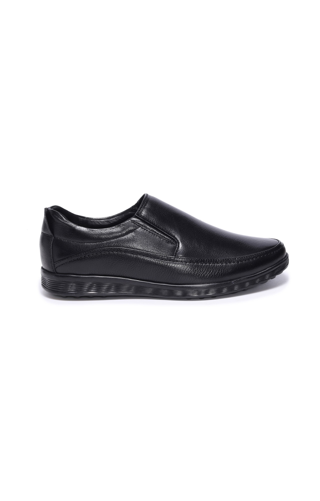 Men Black Regular Formal Slip-Ons