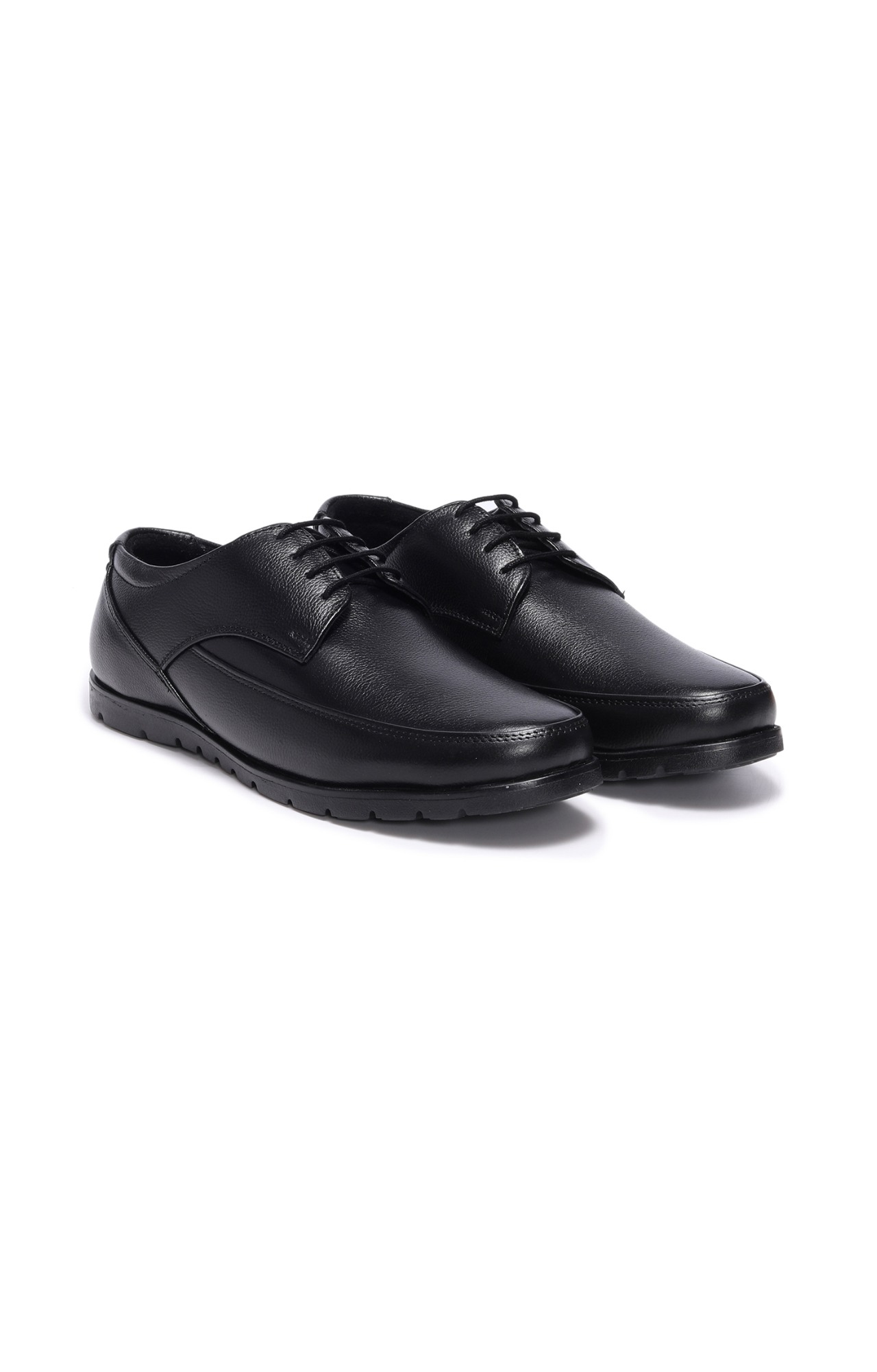 Men Black Avetos Formal Slip-Ons