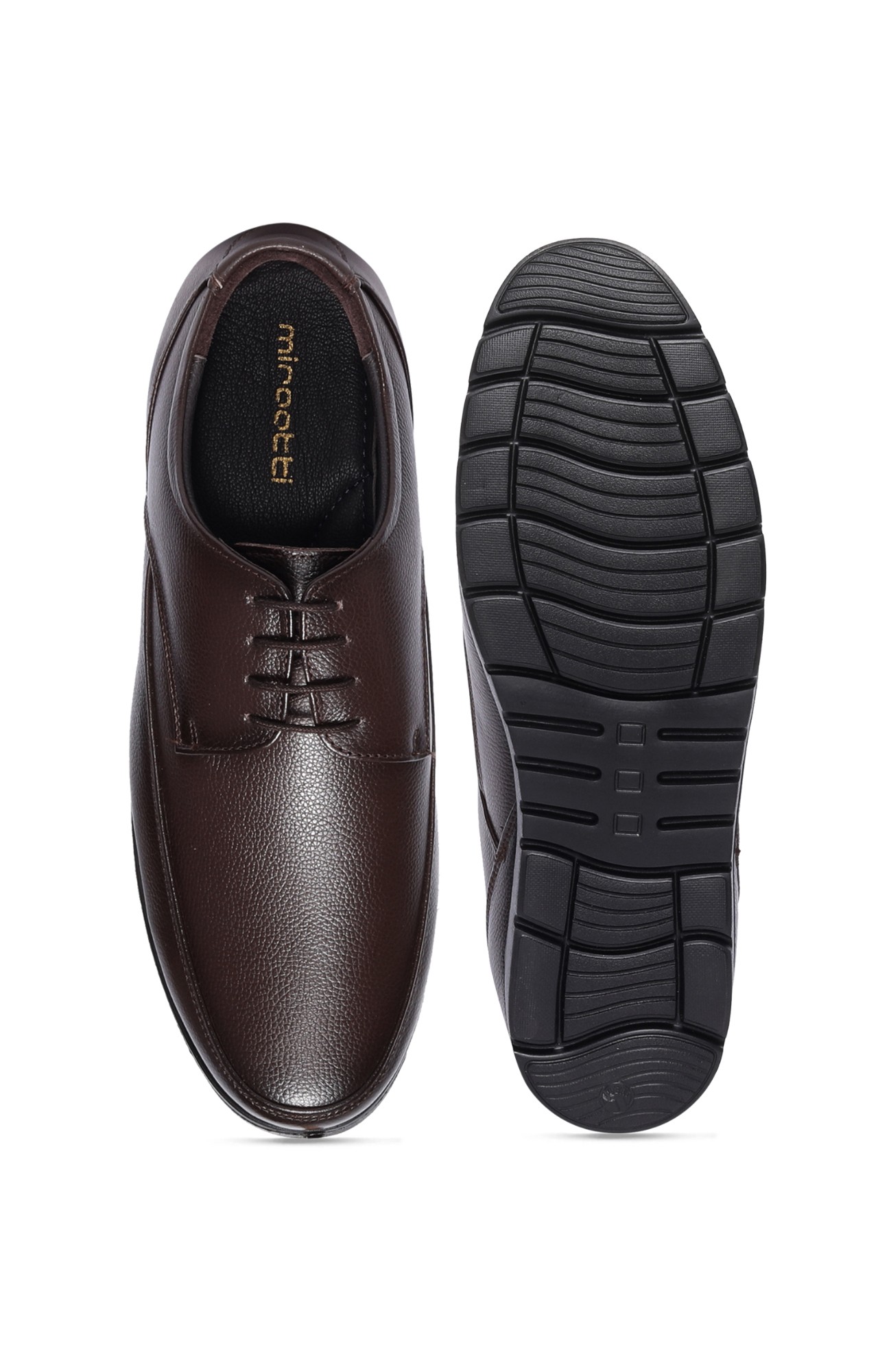 Men Brown Healers Formal Lace-Ups
