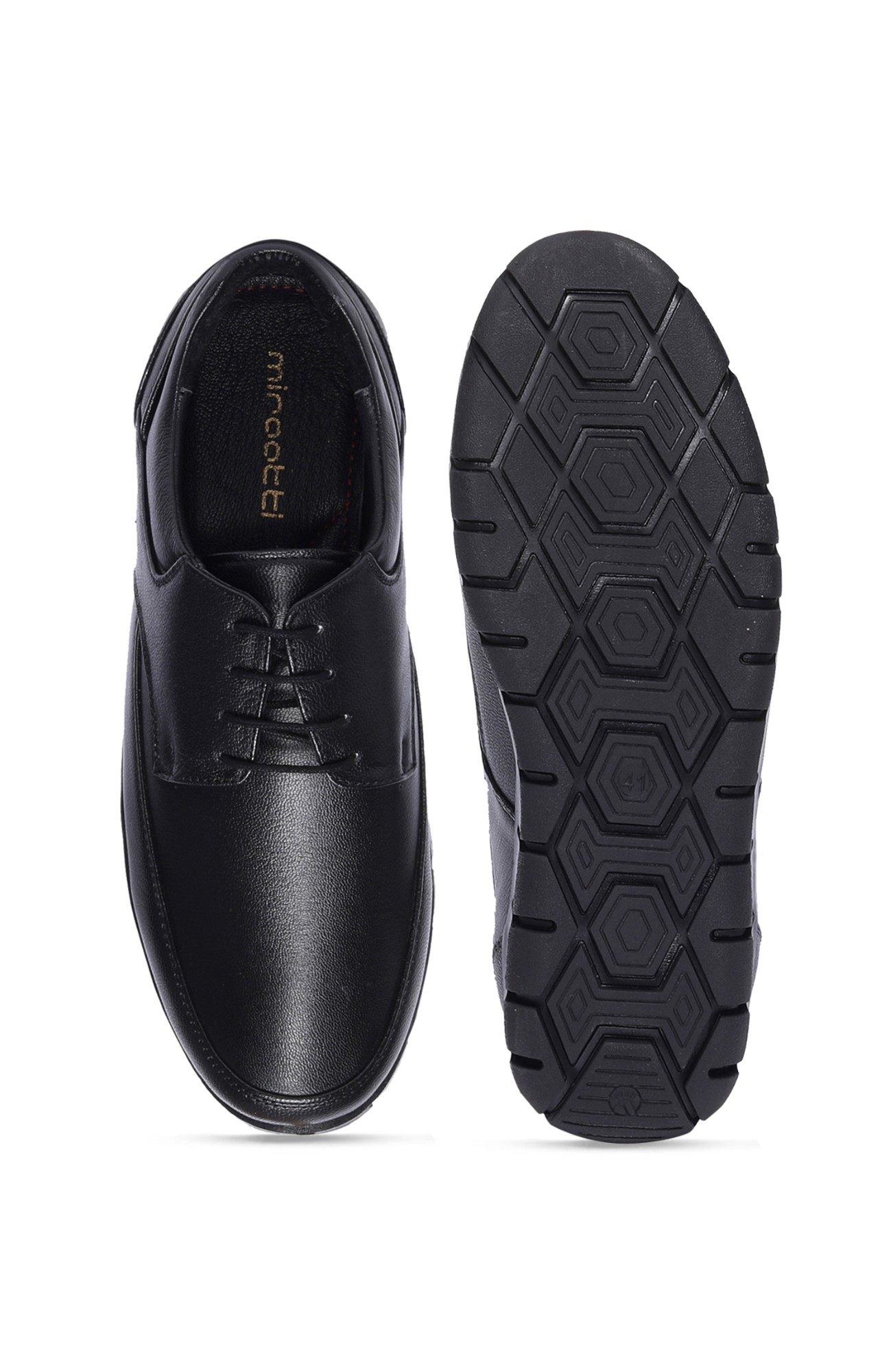 Men Black Kanprom Formal Lace-Ups