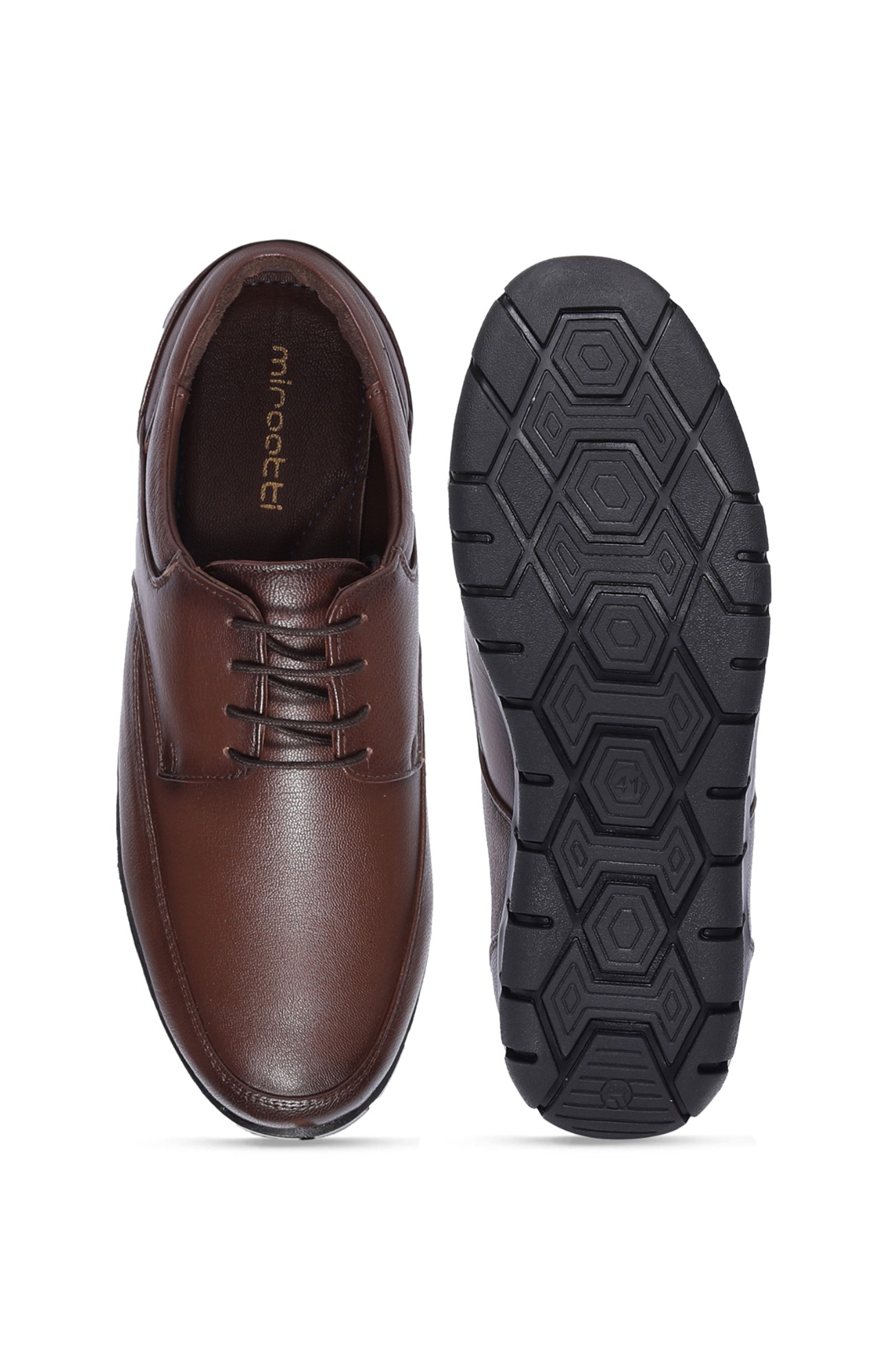 Men Tan Designer Formal Lace-Ups