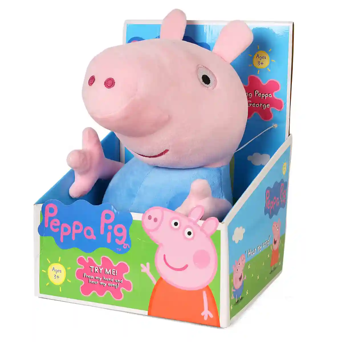 Mirada Musical George Pig, 3Y+, Pink, 38cm