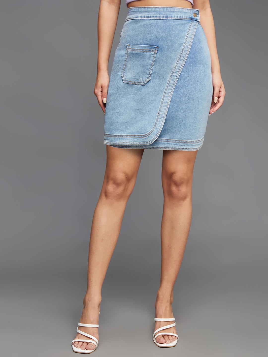 MISS CHASE | Women's Blue  Skirts