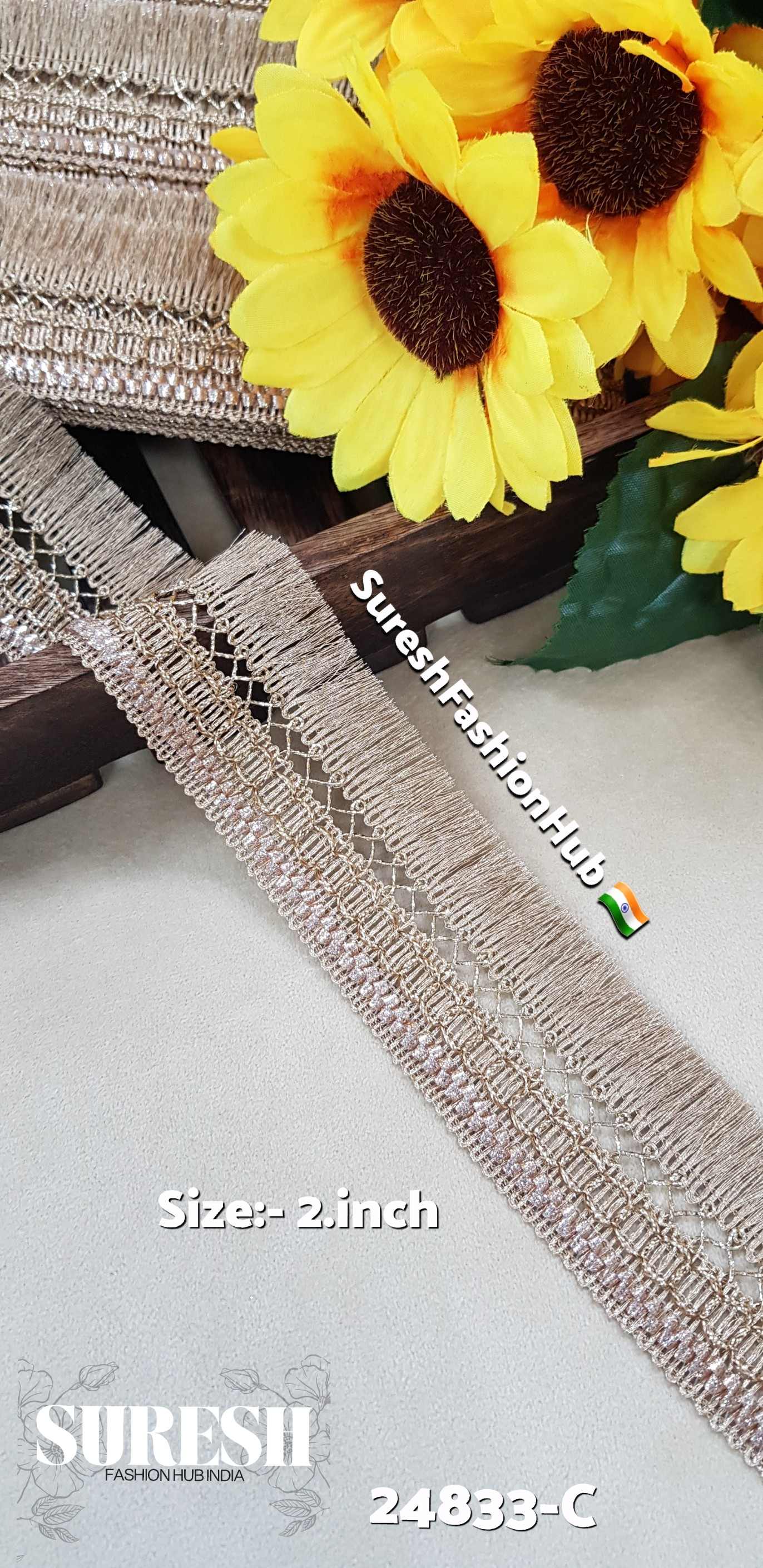 Pearl Jhalar Fringe Lace