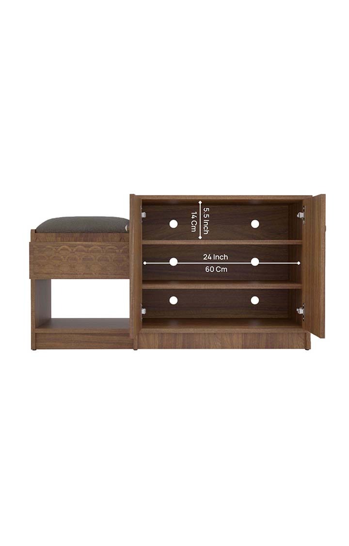 Kiraro Shoe Rack | Space Organizer - Brown