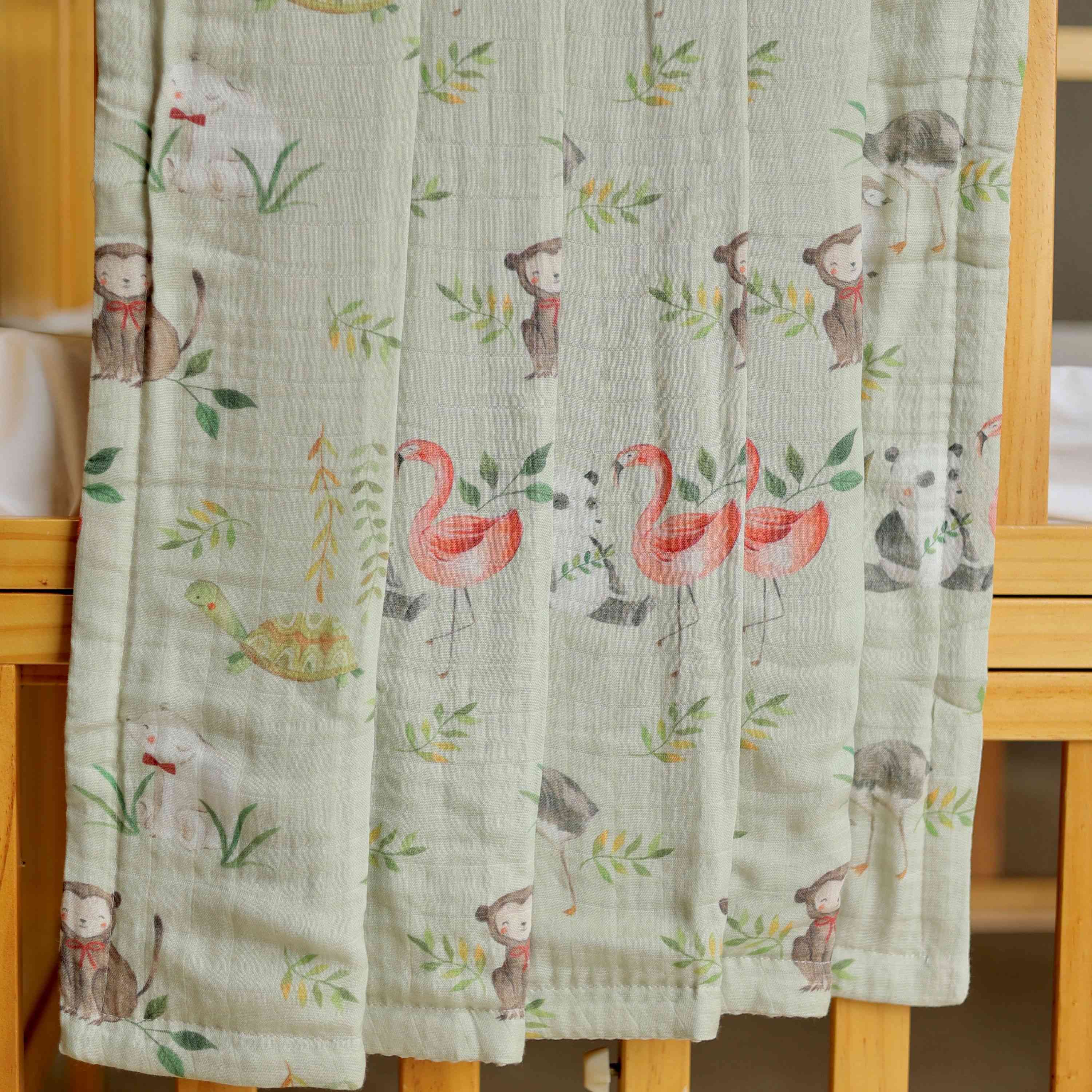 Safari Slumber Muslin Blanket