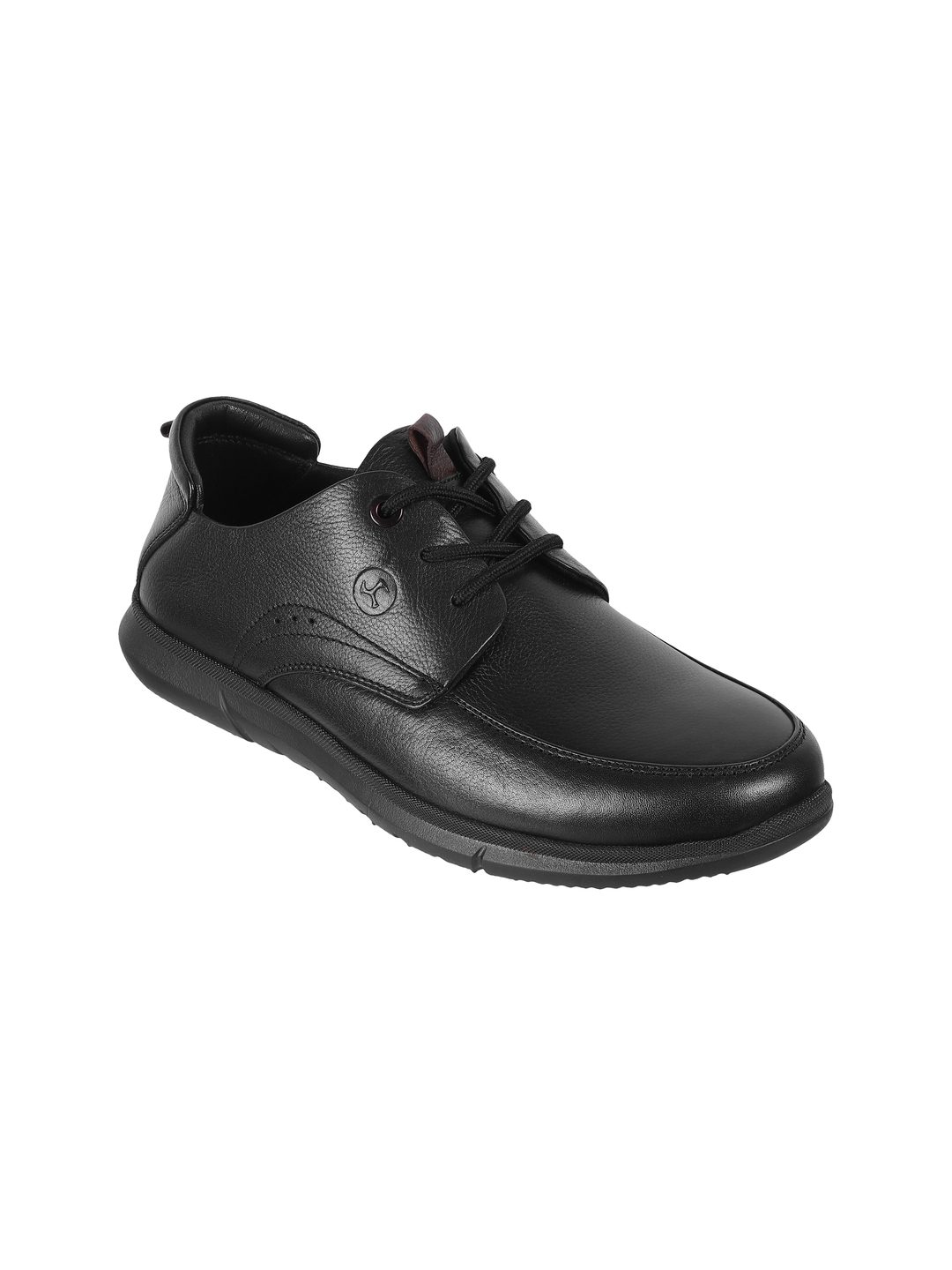 Mochi Black Leather Formal Lace-ups