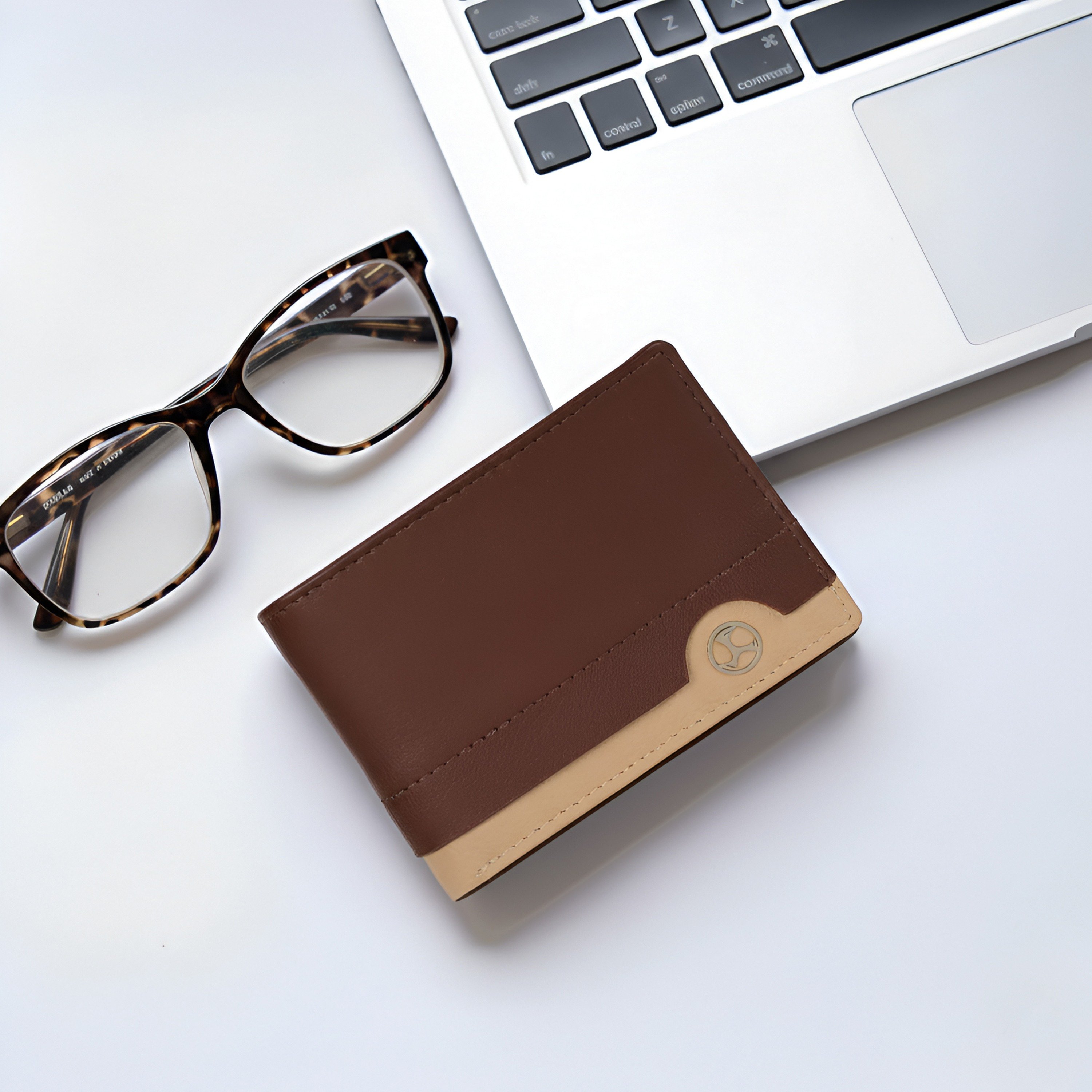 Mochi Men Brown Synthetic Wallets Onesize