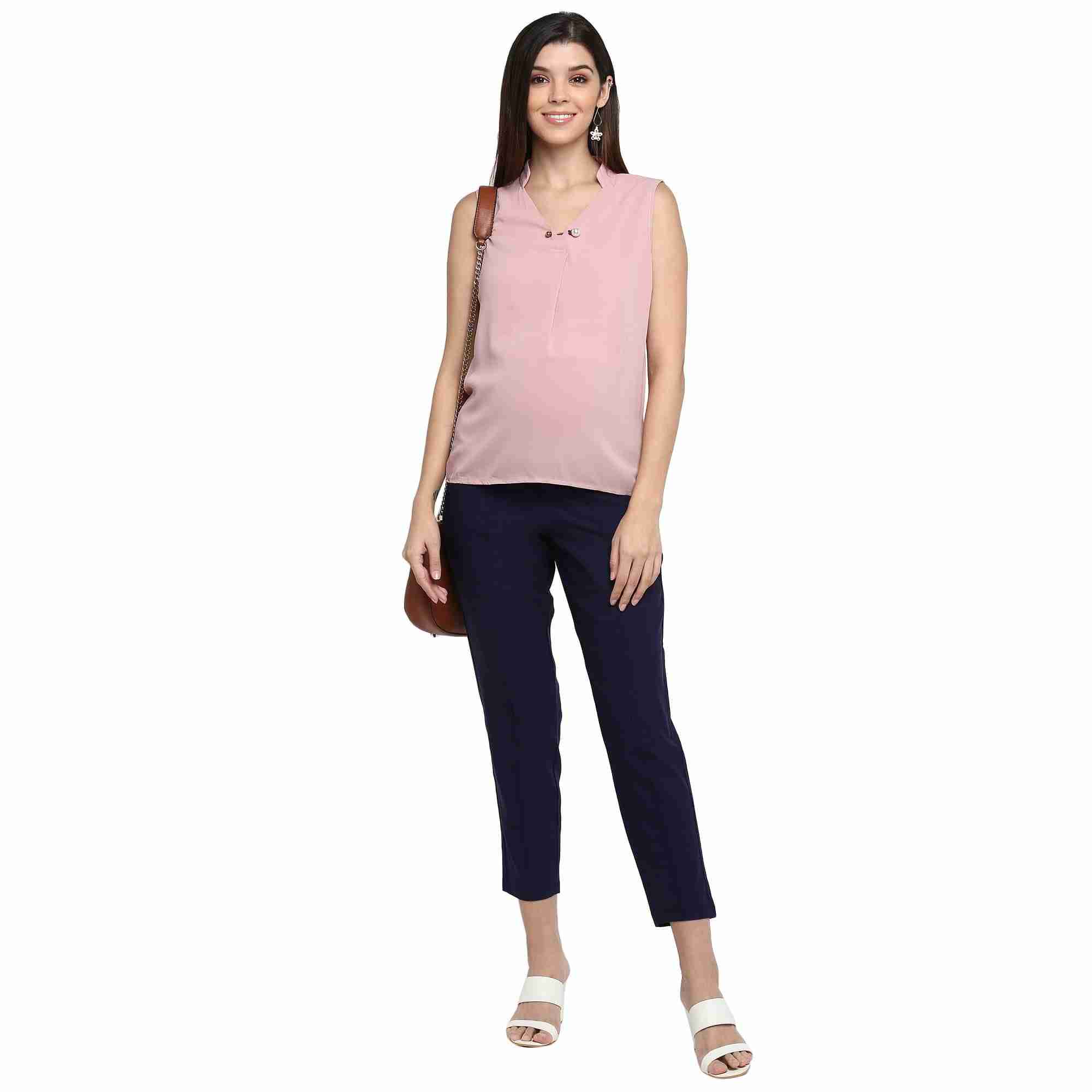 Womens Trouser-Blue
