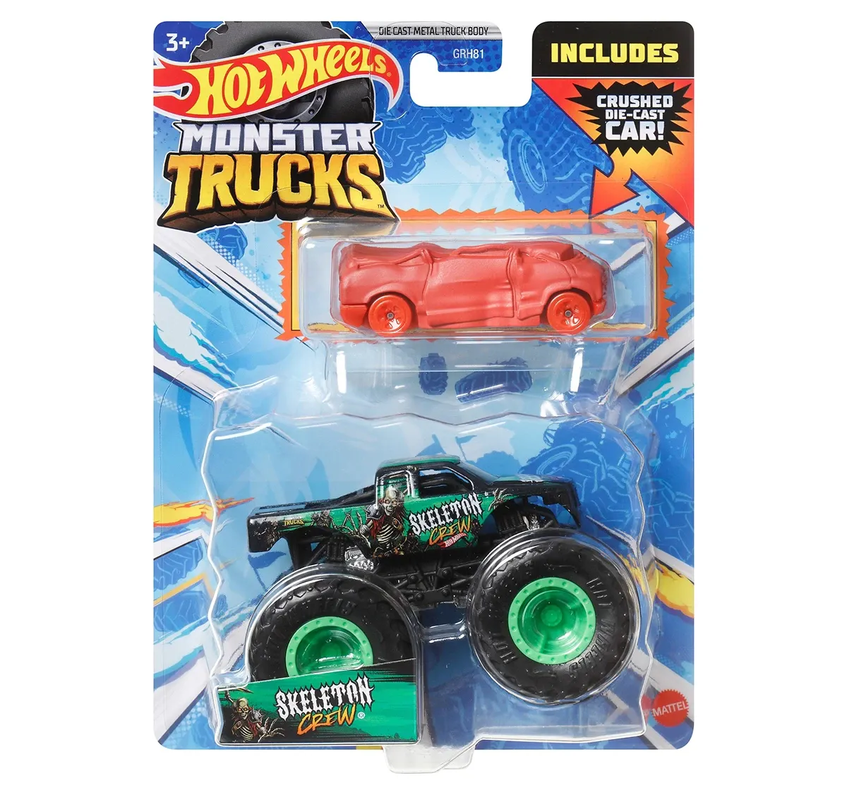 【未開封】Hot Wheels MONSTER TRUCKS まとめ売り Hot Wheels Monster Truck 1:64 Die-Cast PLUS CAR Assorted,BOYS,3Y+