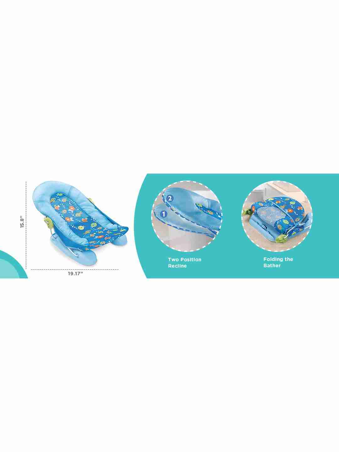 Summer infant Mother'S Touch Deluxe Baby Bather - Blue