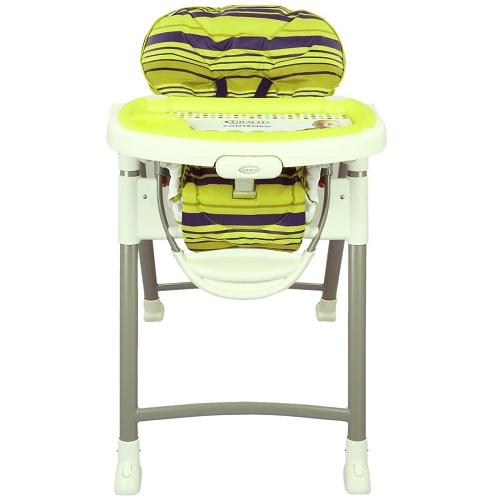 Graco Unisex Contempo Blackberry Spring Baby High Chair - Yellow