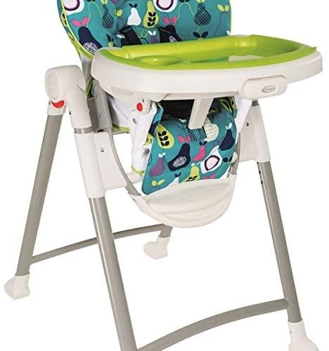 Graco Unisex Contempo Pears Baby High Chair - Blue
