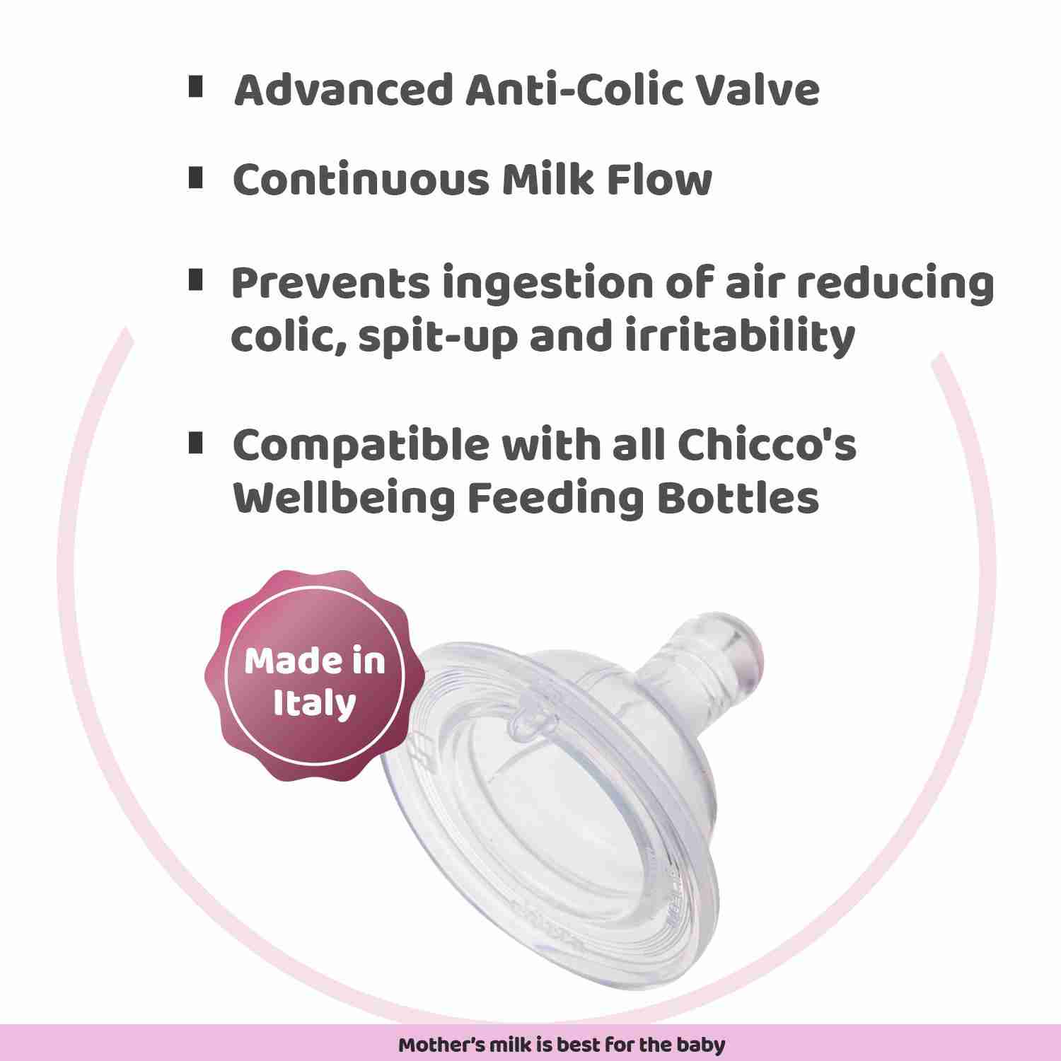 Chicco Feeding Bottle 250ml - Pink
