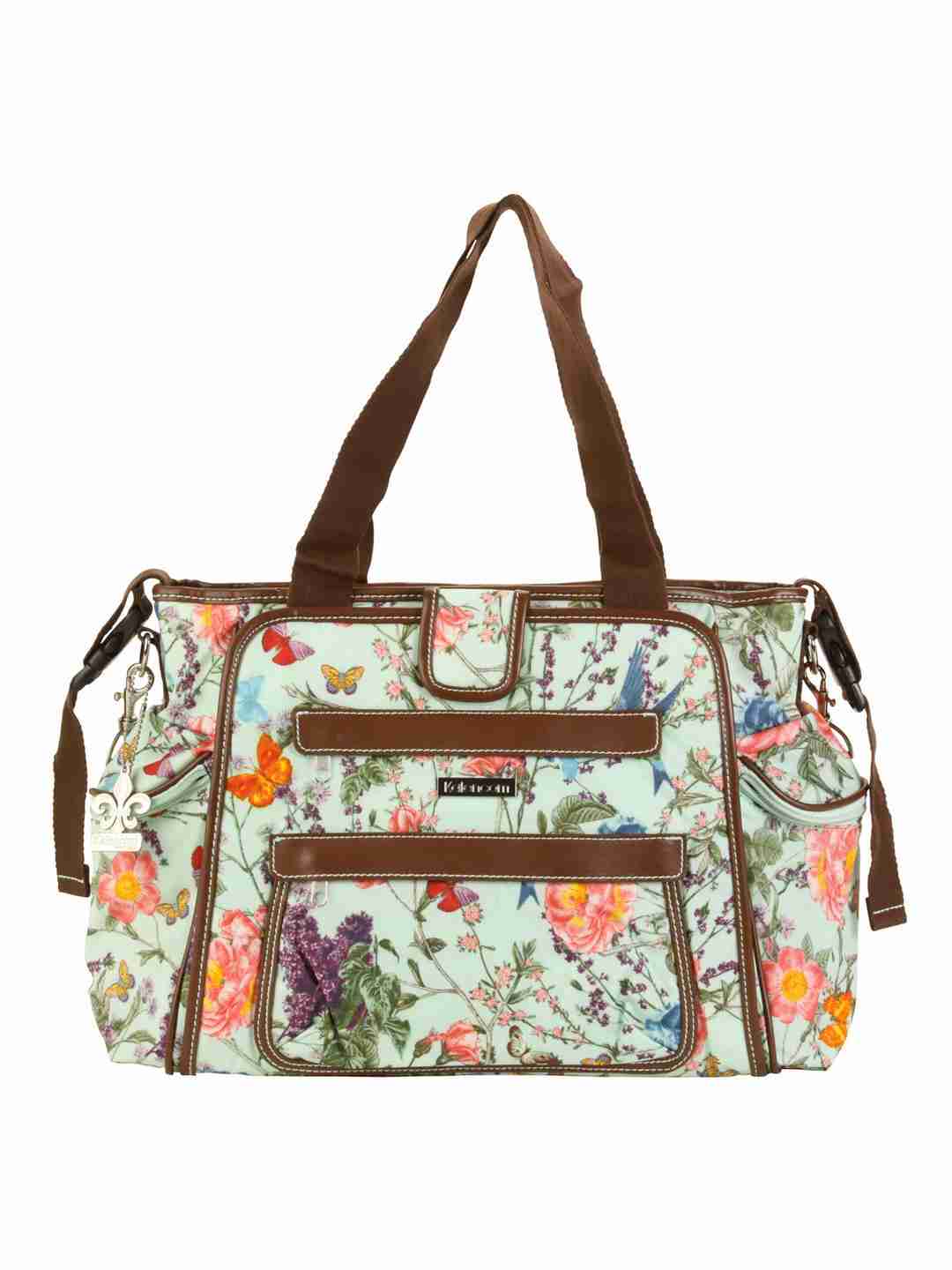 Kalencom Unisex Bold Shapes Diaper Bag - Navy