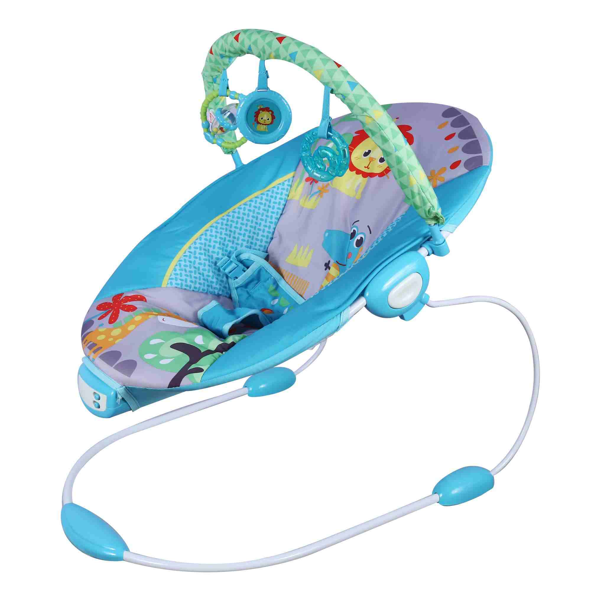 Mastela Unisex Recline Positions Baby Bouncers - Blue