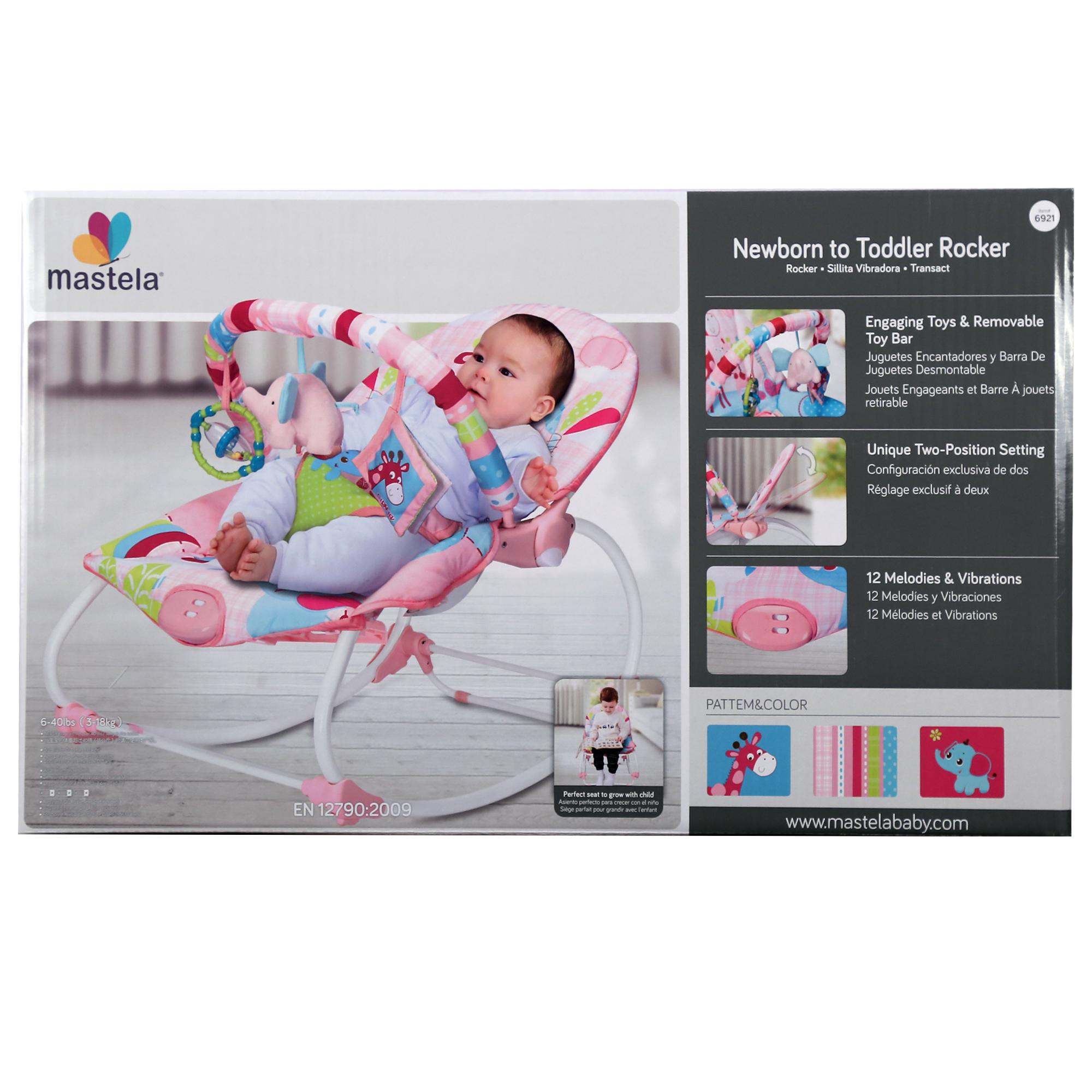 Mastela Unisex Newborn To Toddler Baby Rockers - Multicolor