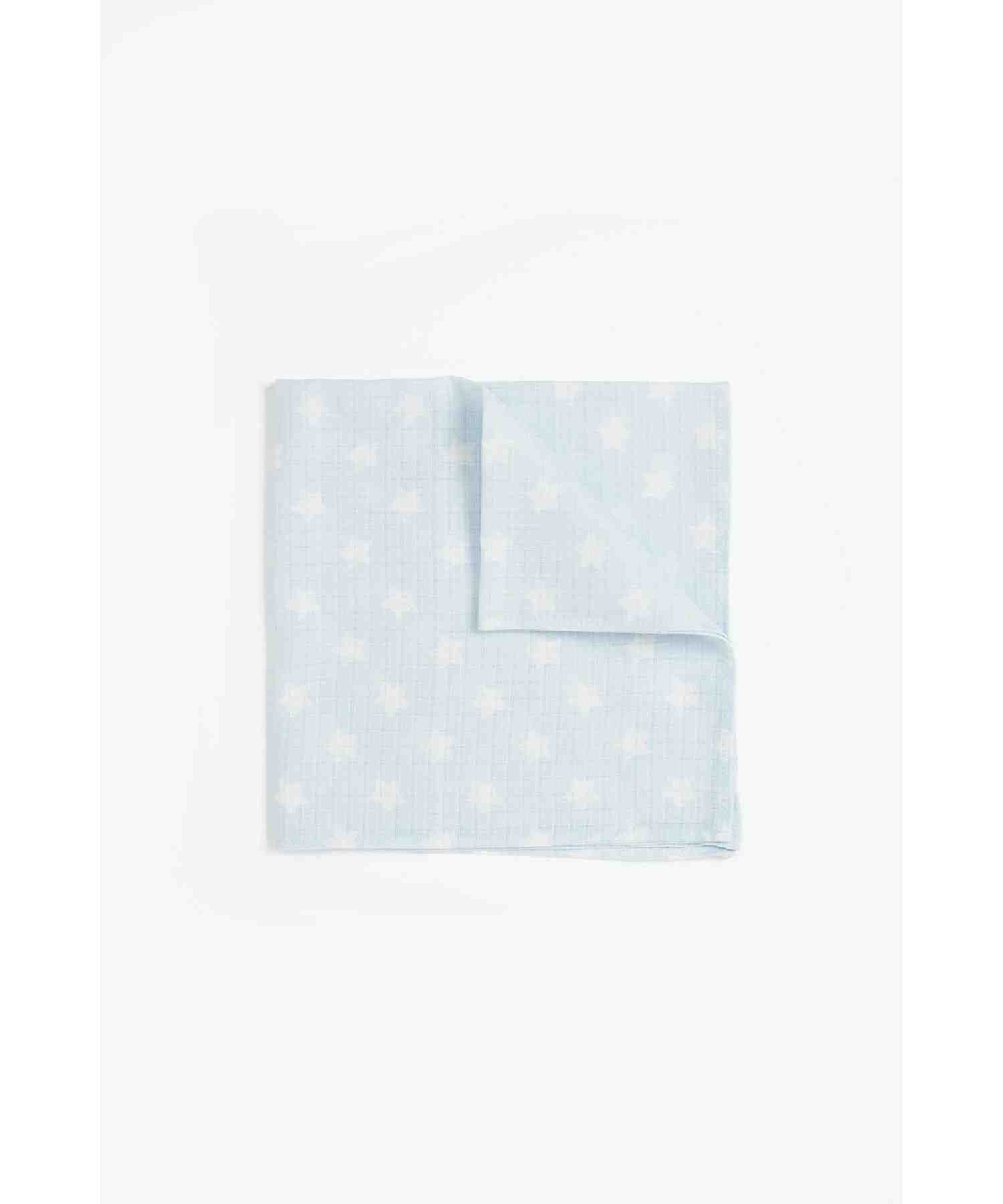 Mothercare Boys Absorbent Muslins - Pack of 6 - Blue